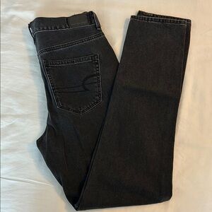 American Eagle Black Mom Jeans